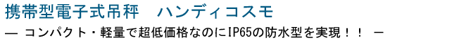 吊秤 ハンディコスモ